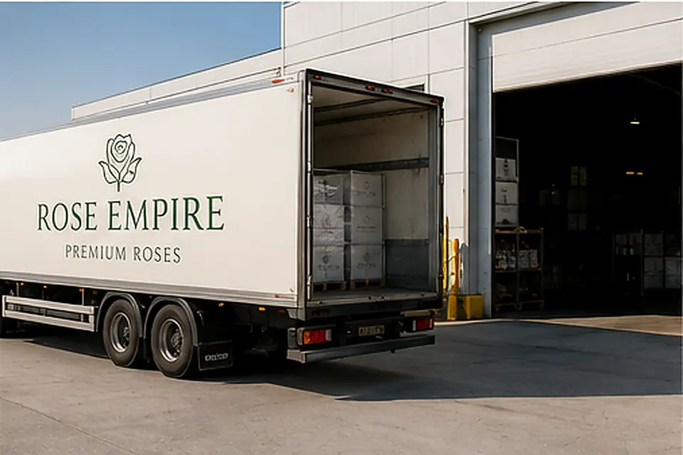 Рефрижератор Rose Empire для доставки роз на экспорт